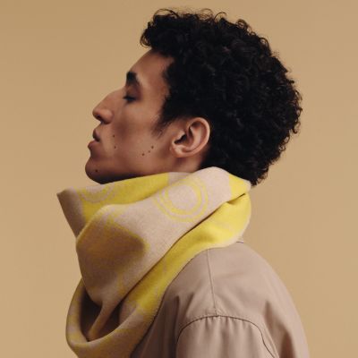 イエロー - メンズ, ネクタイ・スカーフ・マフラー, マフラー